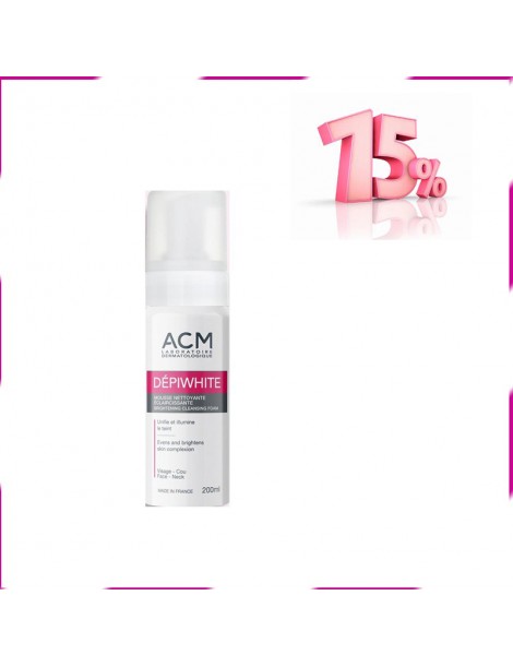 ACM Depiwhite mousse nettoyante eclaircissante 200ml