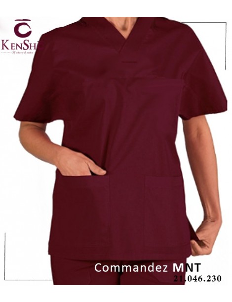 Tenue Médicale Femme Bordeau