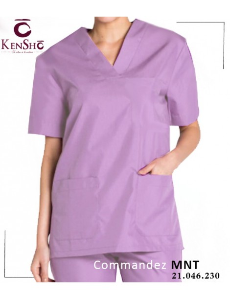 Tenue Médicale Femme Violet Lilas