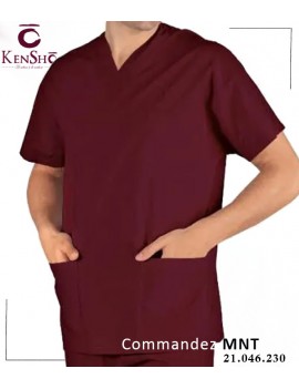 Tenue Médicale Homme Bordeau