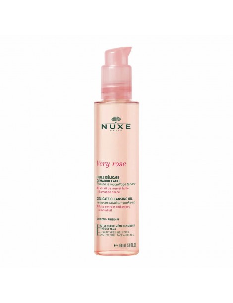 Nuxe very rose huile delicate demaquillante 150ml