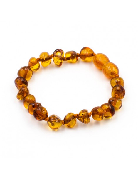 Bracelet d'ambre ambré ore