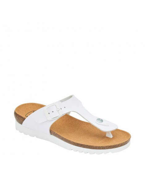 Scholl sabot Anastasya blanc