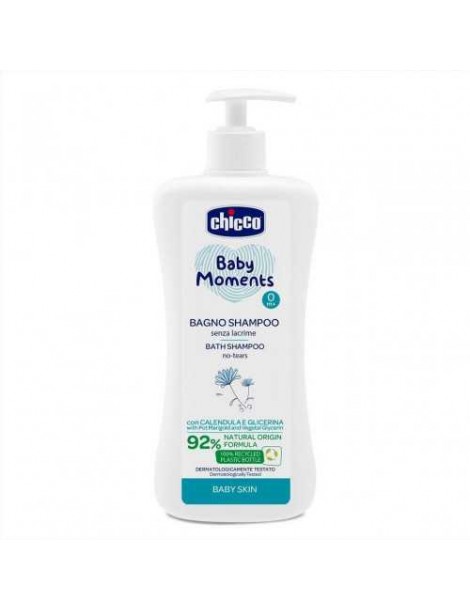 chicco shampoing baby moment  500ml