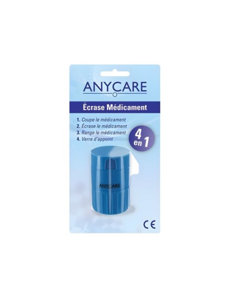 Anycare pill ecrase medicament 4en 1