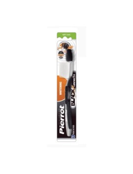 Pierrot brosse a dents black and white au charbon