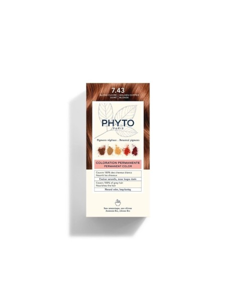 Phyto Color 7.43 - Blond cuivré doré