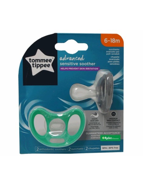 Tommee tippee sucette advanced sensitive 6-18m