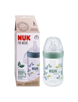 Nuk biberon plastique nature sense 260ml