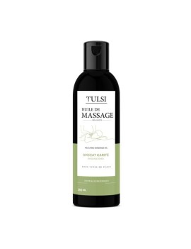 Tulsi huile de massage avocat karité 250 ml