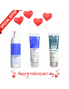 Dermacare pack homme hydraliss crème riche +  hydraliss mousse nettoyante 150ml +  photosun écran men spf50+