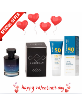 Pack homme eau de parfum Kardigan +  Dermacare photosun écran men spf50+