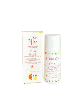 Herbeos fluide clarifiant éclat à la vitamine C hydratant eclaircissant 40 ml