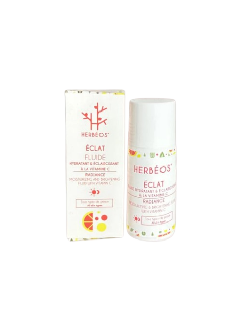 Herbeos fluide clarifiant éclat à la vitamine C hydratant eclaircissant 40 ml