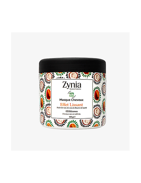 Zynia masque cheveux effet lissant  500ml