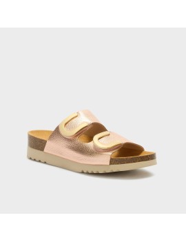 scholl sabot élégant or rose 39