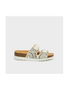 Scholl sabot strace blanc