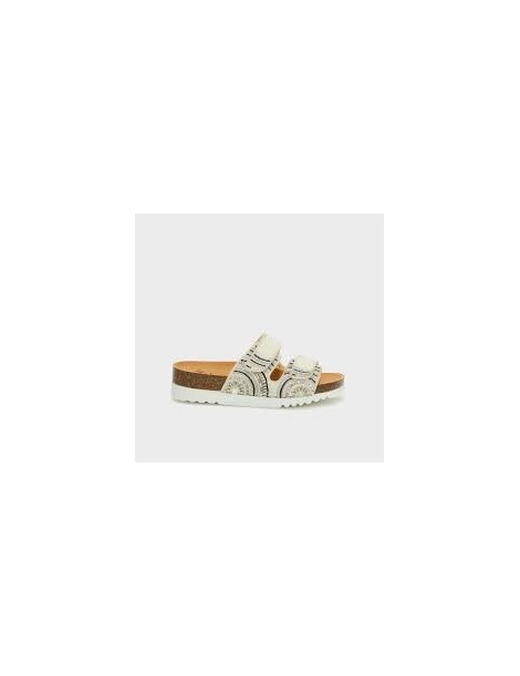 Scholl sabot strace blanc