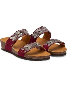 Scholl sabot bimba bordeau