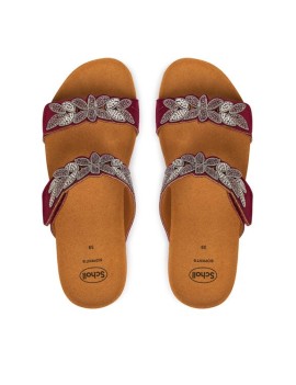 Scholl sabot bimba bordeau