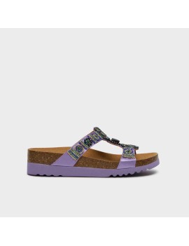 Scholl Stella lilas et perles