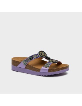Scholl Stella lilas et perles