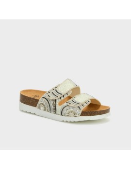 Scholl sabot strace blanc