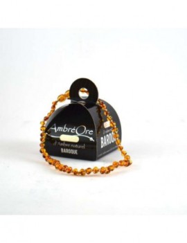 Collier d'ambre ambré ore