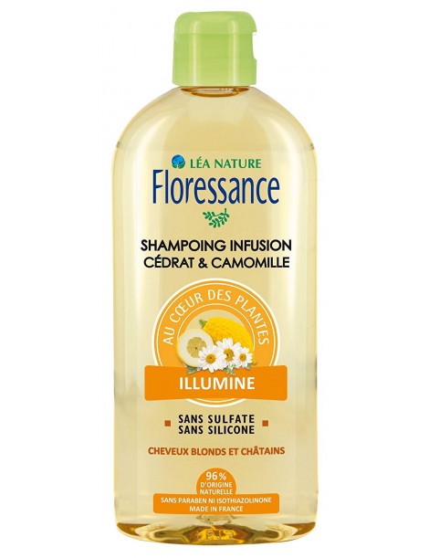 Floressance shampoing infusion cédrat et  camomille  500 ml