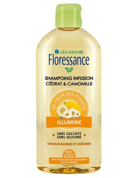 Floressance shampoing infusion cédrat et  camomille  500 ml