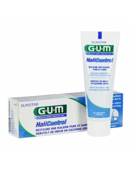 Gum dentifrice halicontrol