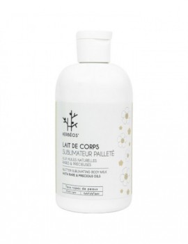 Herbeos lait de corps sublimateur pailleté naturel 250ml